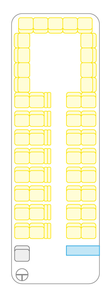 大型バス 座席配列表