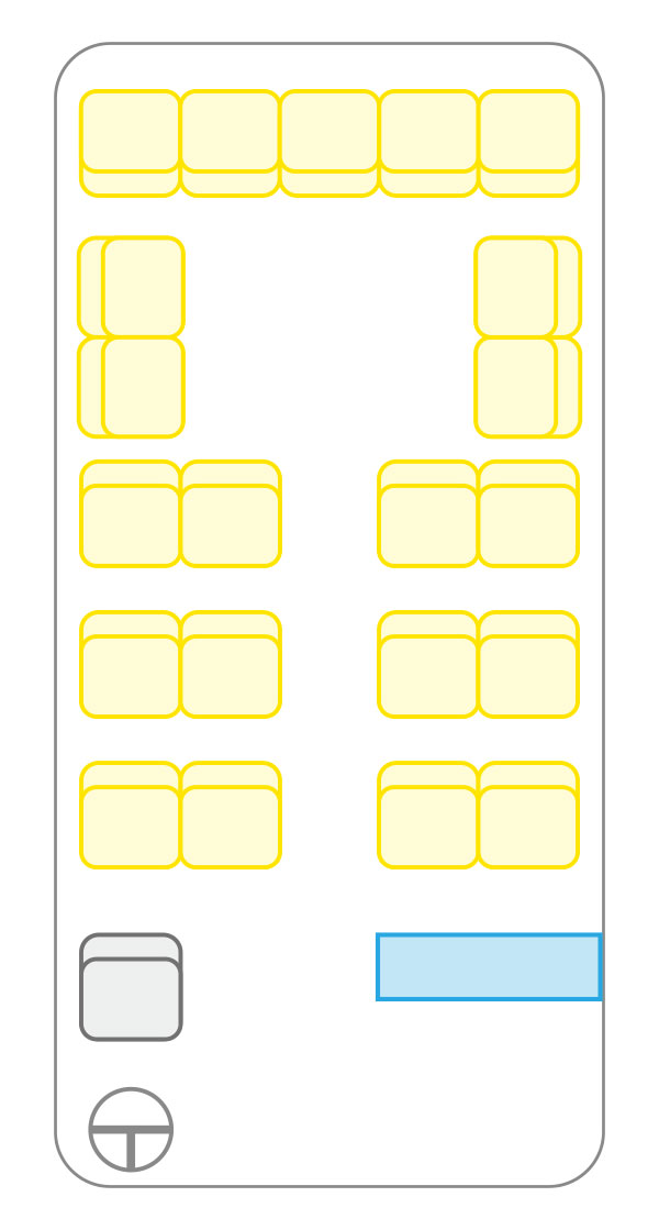 小型バス 座席配列表