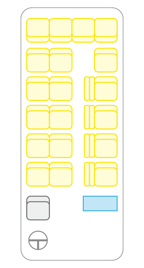 小型バス 座席配列表
